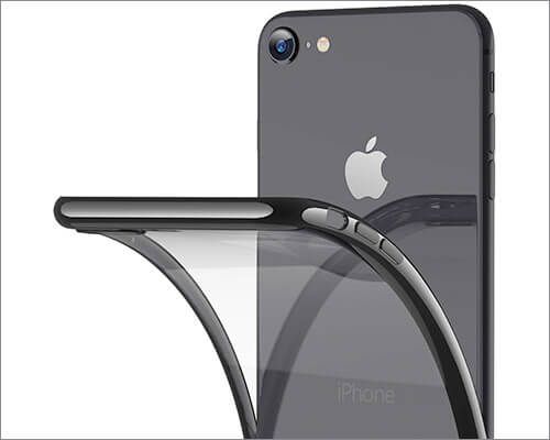 RANVOO iPhone 8-deksel med trådløs ladestøtte
