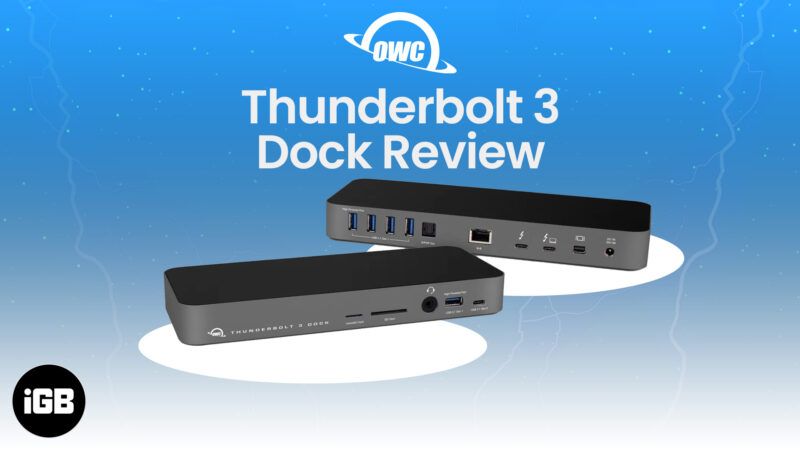 OWC „Thunderbolt 3 Dock“ apžvalga
