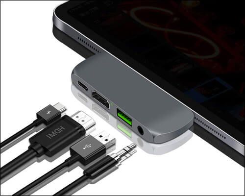 sendcool USB C Multiport Hub for iPad Pro 2018