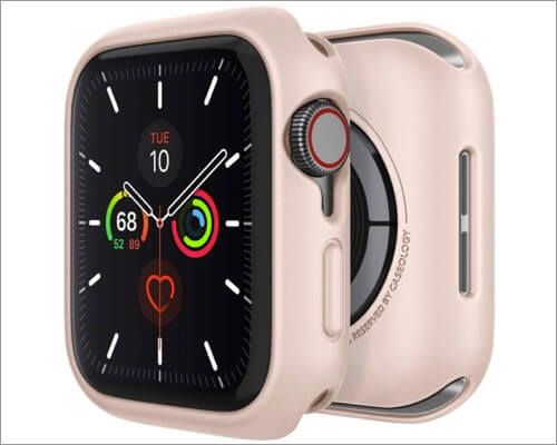 caseology nero zaprojektowane etui do zegarków Apple z serii 6, 5, 4 i se