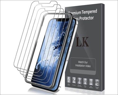 LK grūdinto stiklo ekrano apsauga, skirta „iPhone 12 Pro Max“