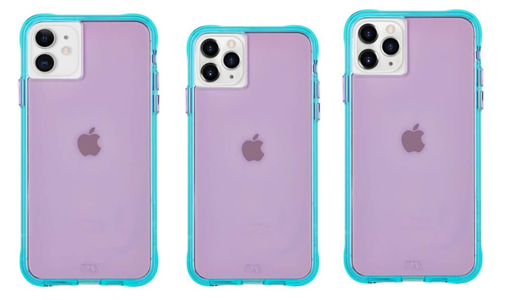 Tvirtas „NEON“ dėklas iš „Case-Mate“, skirtas „iPhone 11“, „11 Pro“ ir „11 Pro Max“