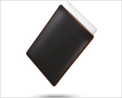 Housse en cuir véritable CAISON pour MacBook Air