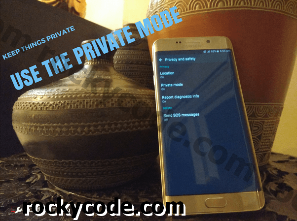 Com amagar fotos i altres suports mitjançant el mode privat al Samsung Galaxy S6 edge +