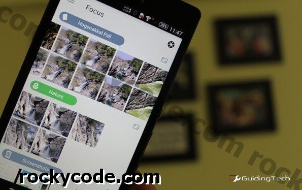 Organiser bildene dine bedre på Android med fokus