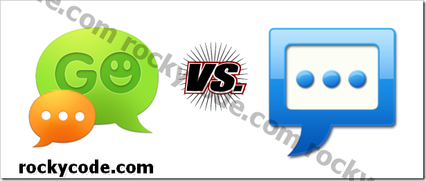 Handcent SMSとAndroid用Go SMS Proの比較：彼らはどのように比較しますか？