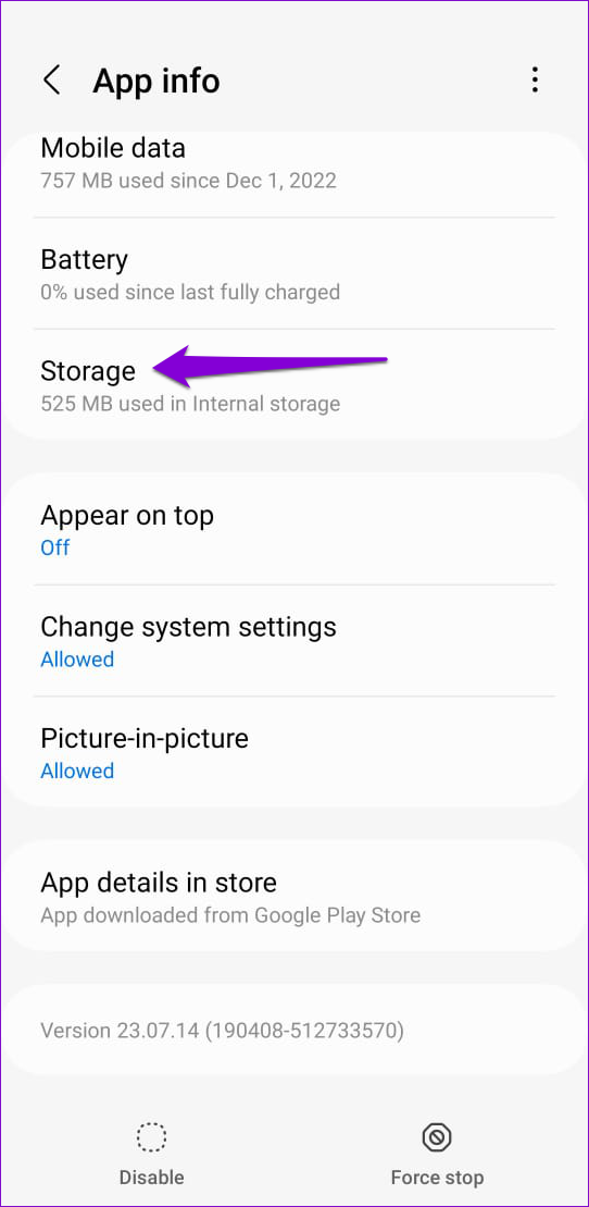   Lagring av Google Play Tjenester på Android