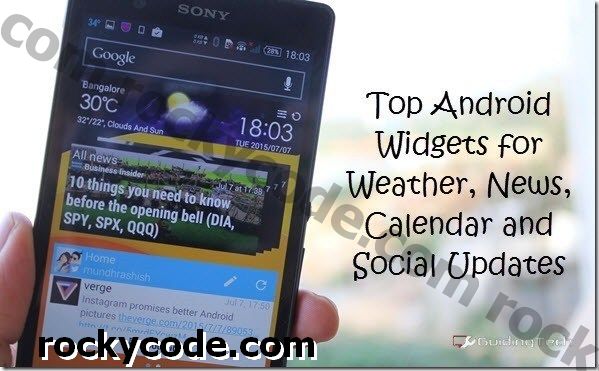 Najboljih 6 Android widgeta za početak vašeg dana