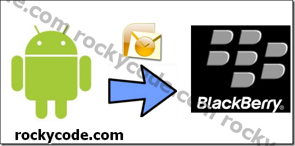 Come trasferire i contatti da Android a Blackberry usando Outlook