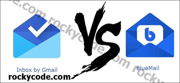 Innboks fra Gmail mot BlueMail: Android Mail-apper sammenlignet