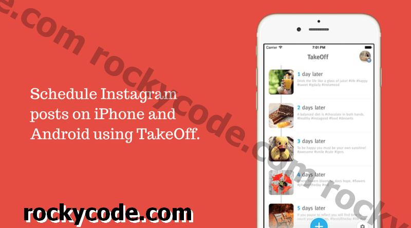 Com programar publicacions d’Instagram a iPhone i Android amb TakeOff