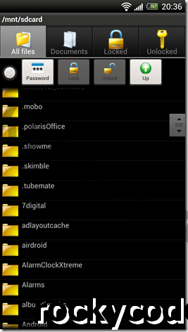 Hvordan kryptere / passordbeskytte filer på Android