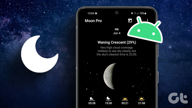 5 meilleures applications de phase de lune et applications de calendrier lunaire pour Android