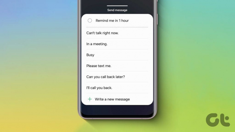 Com canviar i utilitzar els missatges de rebuig de trucades a Android
