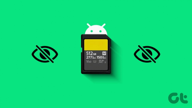 5 geriausi SD kortelės pataisymai, kurie nerodomi „Android“.