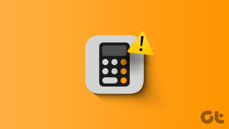 5 nejlepších oprav nefunkční aplikace Kalkulačka na iPhone a Android