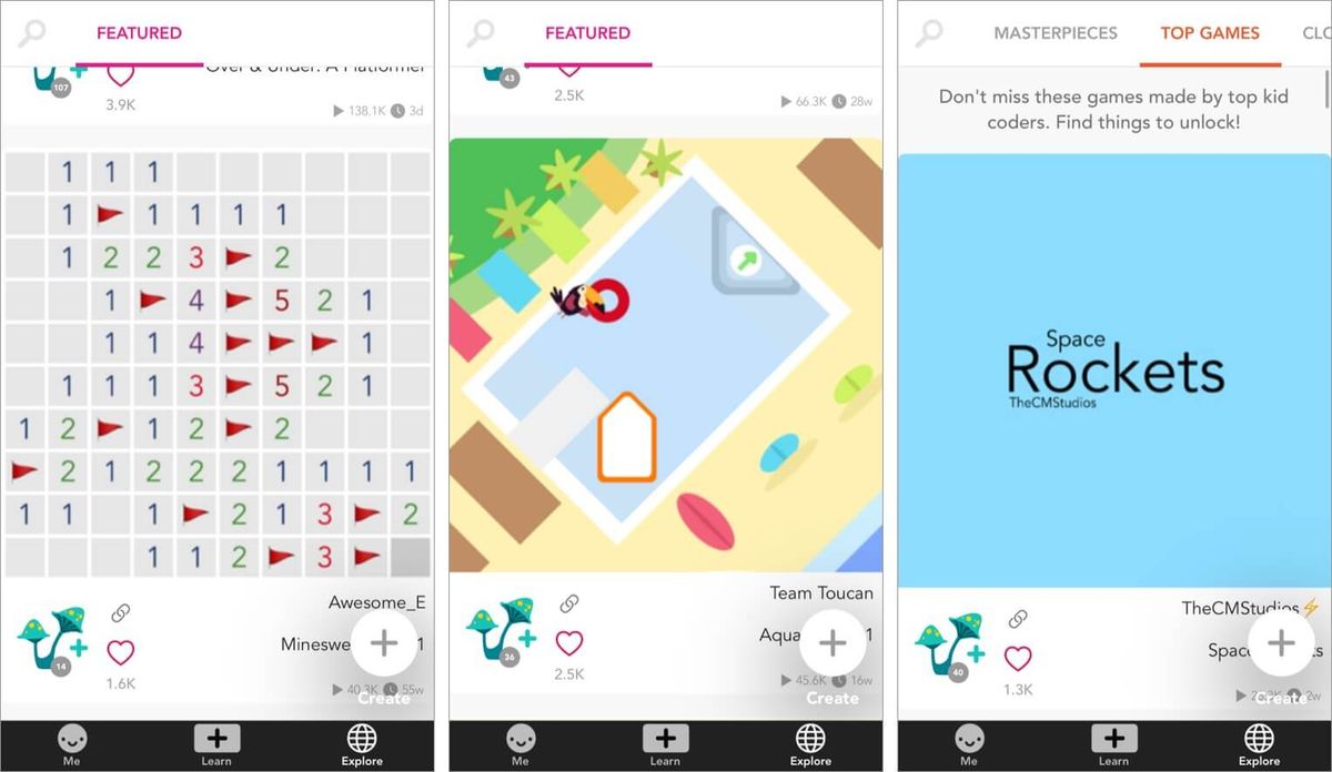 Det store samfunnet av Hopscotch-app for iPhone og iPad