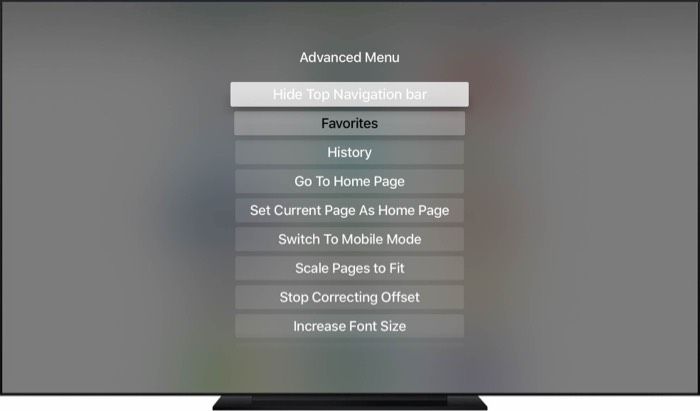 Hvordan bruke nettleser på Apple TV