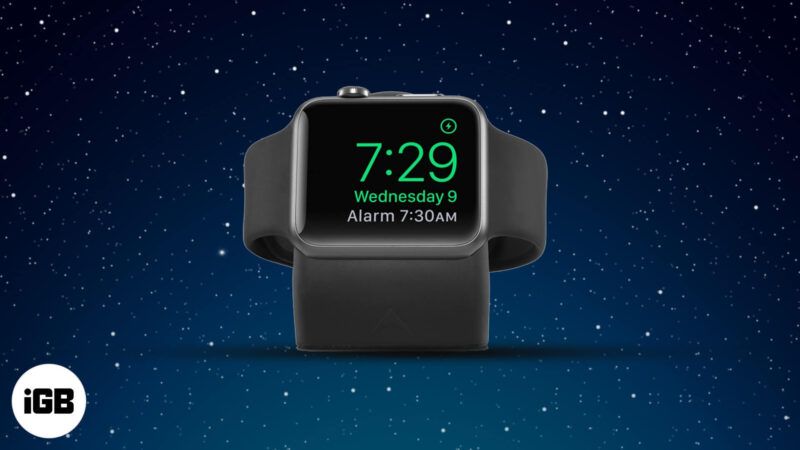 Как да използвам режима на часовника на нощното шкафче на Apple Watch
