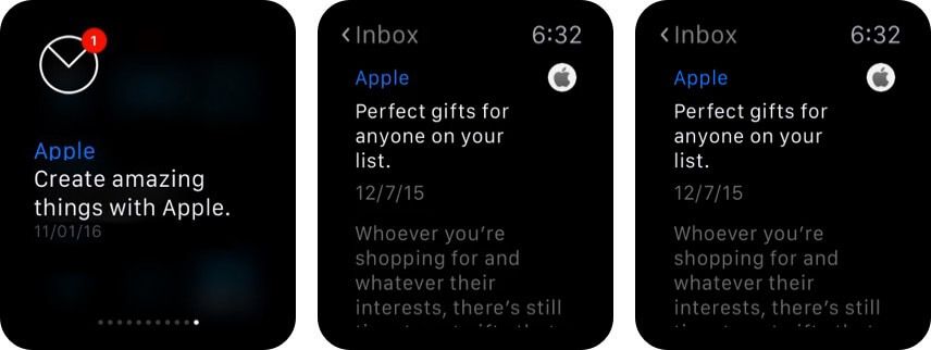 Εφαρμογή Gmail Mail Mail για το Apple Watch