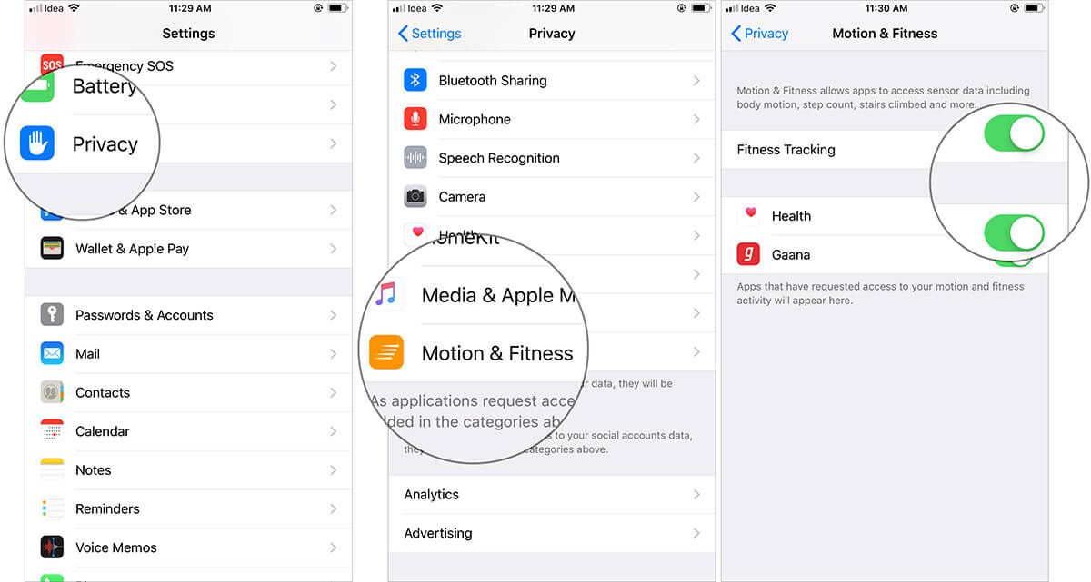Attiva il monitoraggio del fitness e la salute nelle impostazioni di movimento e fitness di iPhone