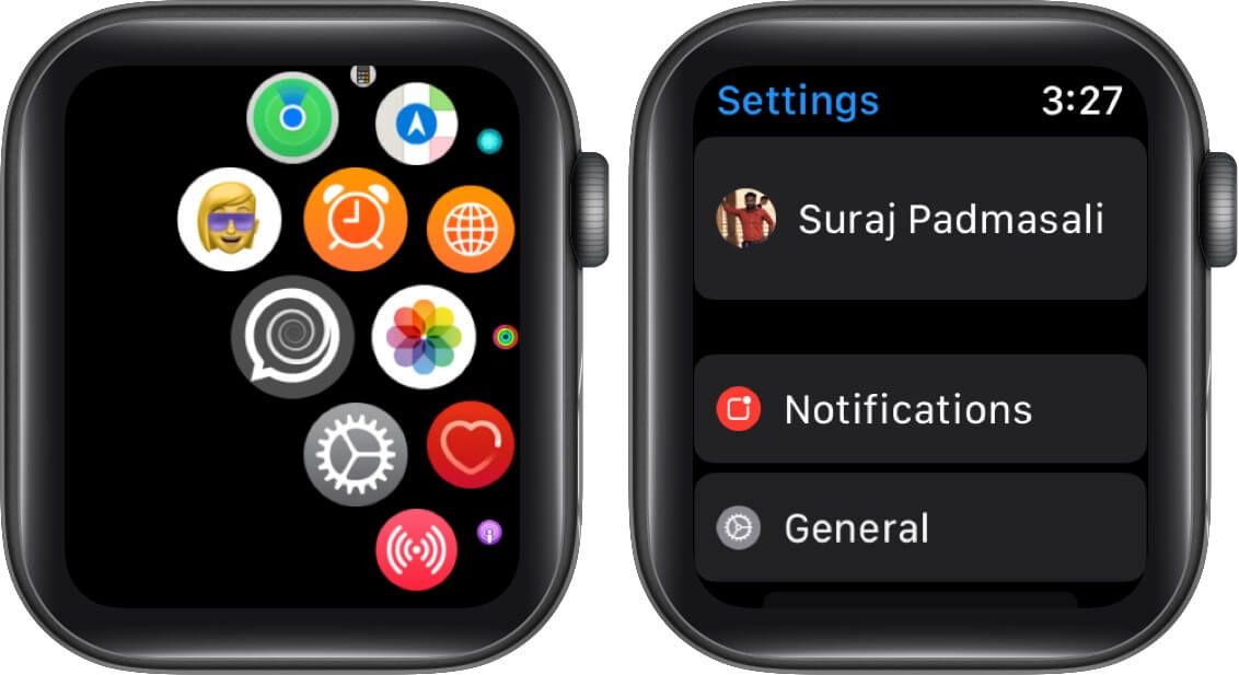 išjunkite „Apple Watch“ laidą, kad pašalintumėte nepanaudotą programą iš „Apple Watch“