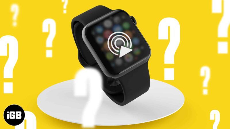 Com s'utilitza AirPlay a Apple Watch amb watchOS 7