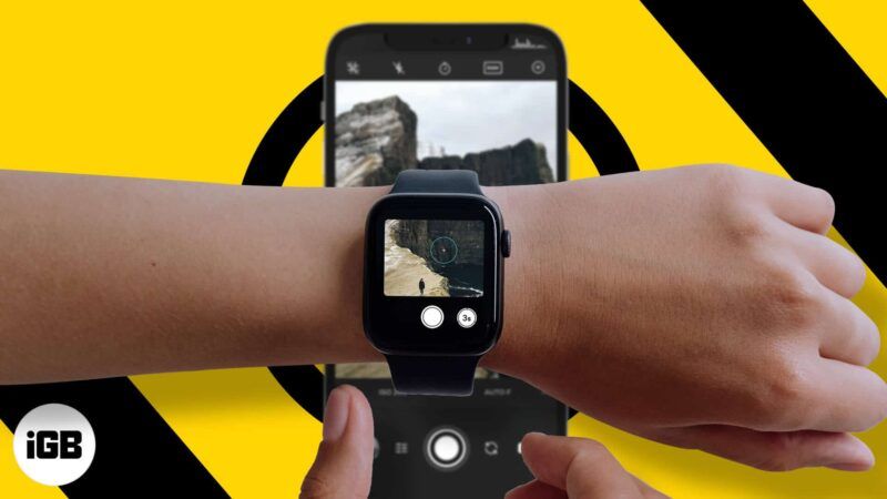 Jak používat Apple Watch k ovládání fotoaparátu iPhone