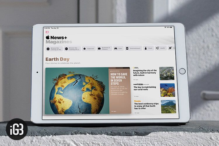 Lire des magazines avec Apple News Plus