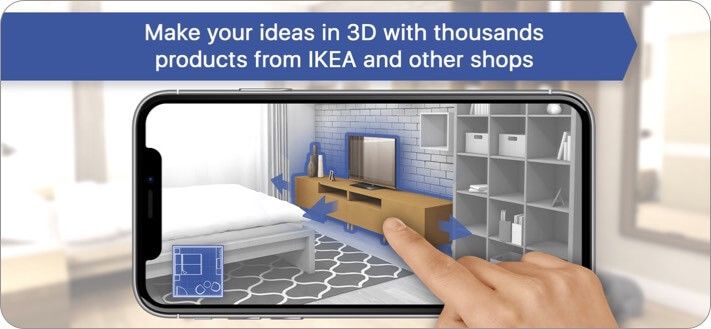 Room Planner Home Design 3D iPhone och iPad App skärmdump