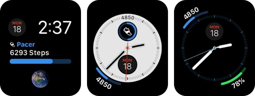 pacer pedometar apple watch zdravstvena aplikacija zaslon zaslona