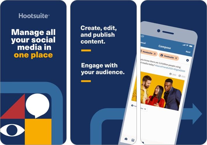 Hootsuite Marketing-App für iPhone und iPad
