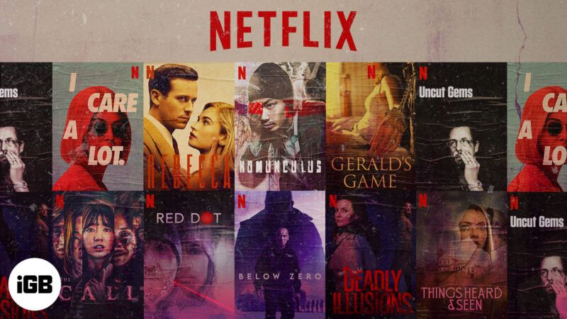 Thriller-filmer på Netflix å se