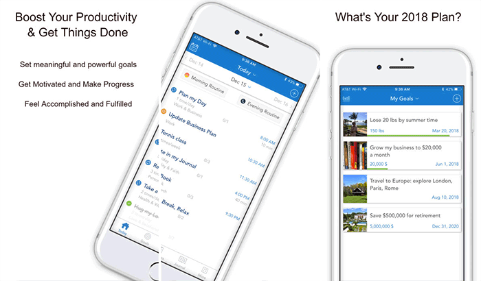 Produtividade - Day Planner Productive Task Manager iPhone e iPad App Screenshot