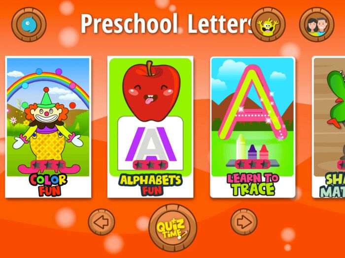 Kids Preschool Learn Γράμματα Στιγμιότυπο οθόνης για εφαρμογές iPhone και iPad