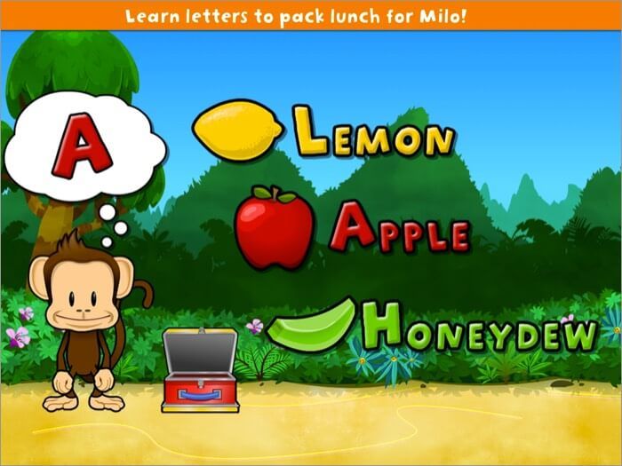 μαϊμού-προσχολικό-μεσημεριανό κουτί-διαδραστικό-ipad-app