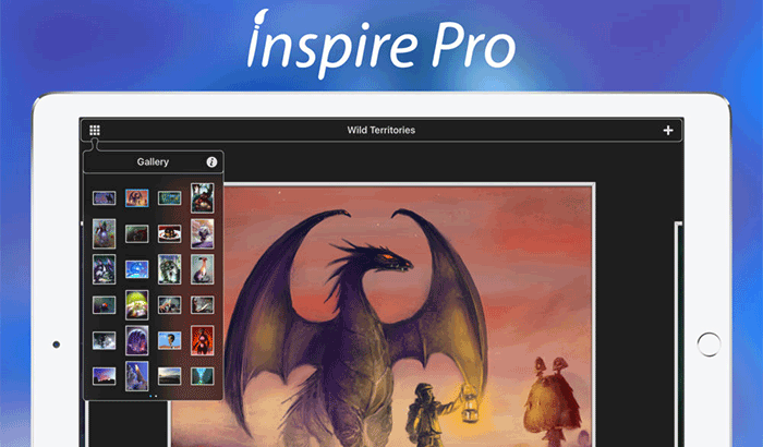Skjermbilde av Inspire Pro Drawing iPad App