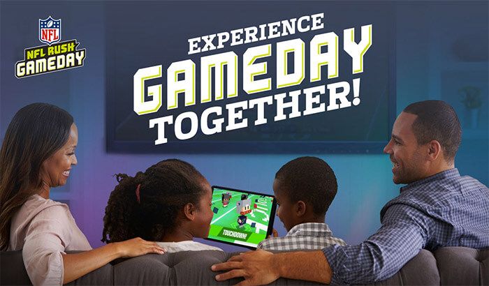 NFL Rush Gameday iPhone och iPad App skärmdump