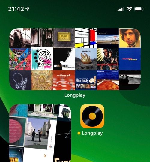 Longplay iOS 14-widget