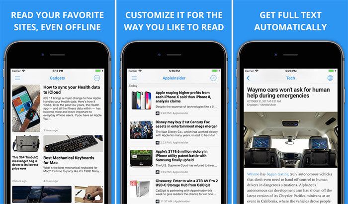 Newsify RSS Reader Skjermbilde for iPhone og iPad App