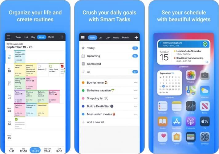 Kalendere iPhone og iPad App Skjermbilde