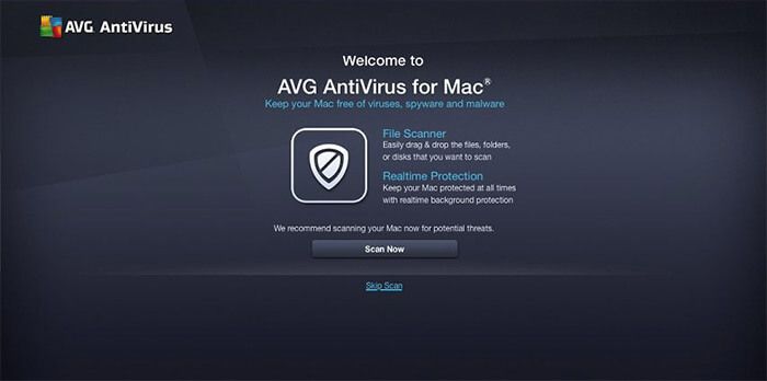 AVG Free Antivirus pre Mac