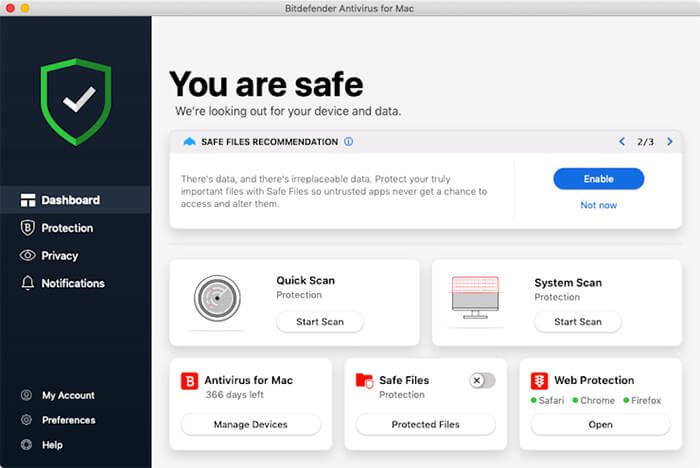 Bezplatný antivírusový softvér Bitdefender pre Mac