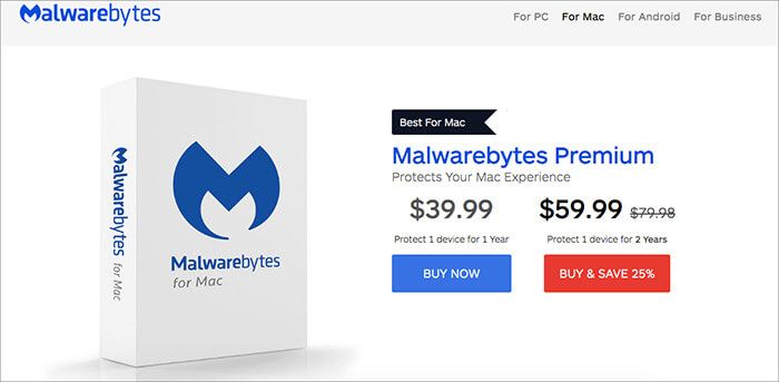 Malwarebytes Premium Antivirus pre Mac