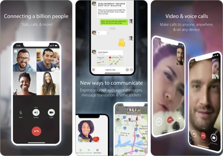 WeChat Video Chat iPhone og iPad App Skjermbilde