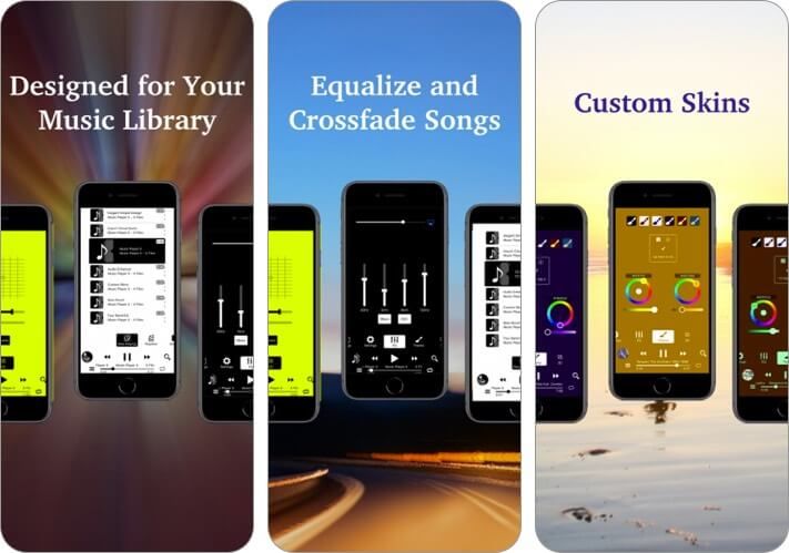 musikkspiller x - equalizer dj iphone og ipad app skjermbilde