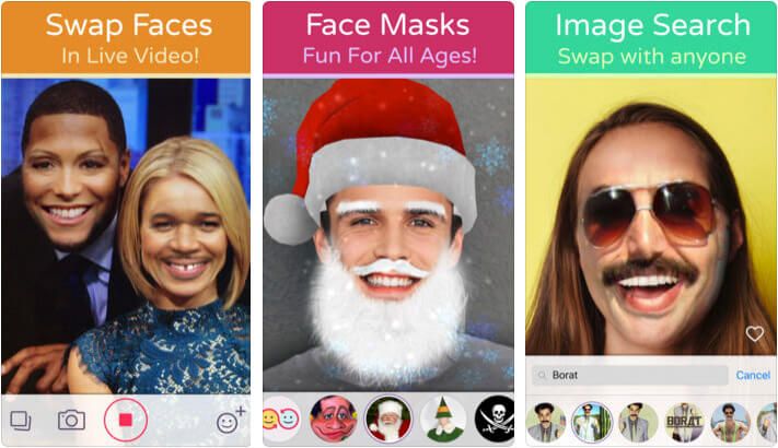 Face Swap Live iPhone og iPad App Skjermbilde