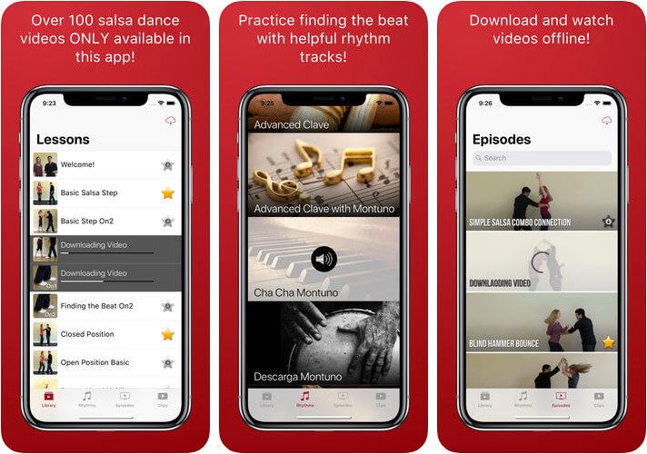 Pocket Salsa iPhone og iPad App Skjermbilde