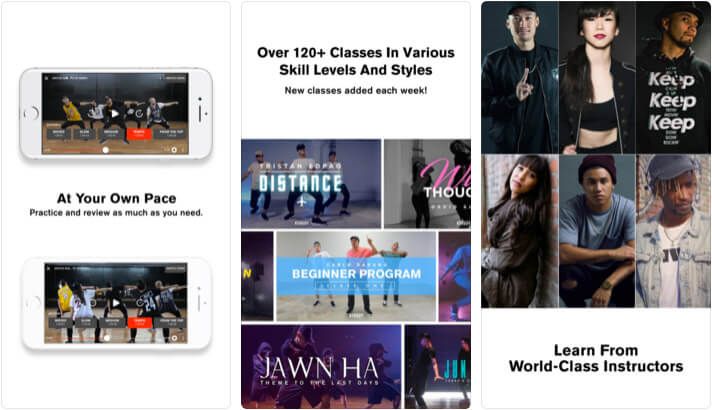 STEEZY Studio Lær å danse iPhone og iPad App-skjermbilde