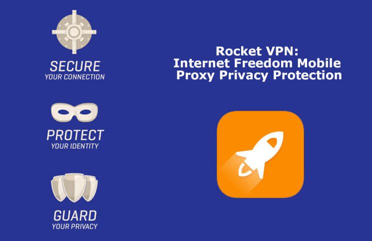 „Rocket VPN iPhone“ programa, skirta interneto privatumui